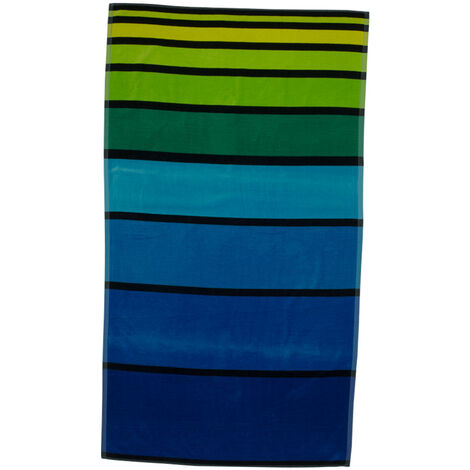 Telo Mare Spiaggia Piscina Jacquard In Spugna Disegno Big Stripe, misura90x170coloreD2