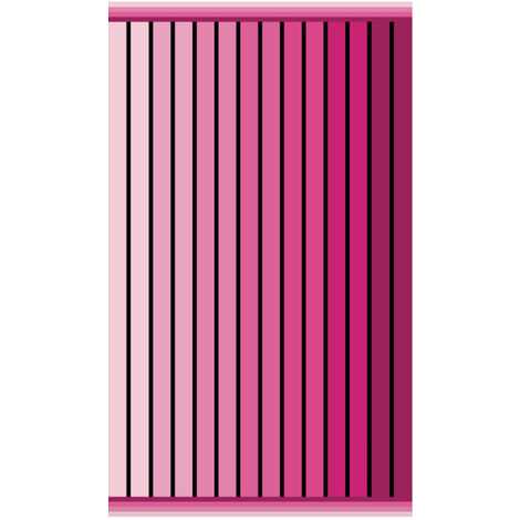 Telo Mare Spiaggia Piscina Jacquard In Spugna Disegno Federico Fucsia