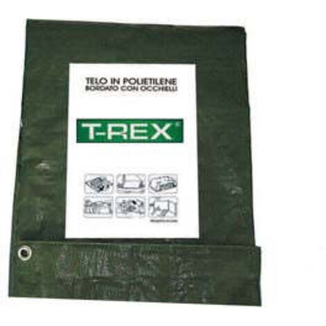 Telo Occhiellato Bordato Con Angoli Rinforzati 150 Gr. Medio - mt.2x3 - gr.150 al mq. - colore verde/blu