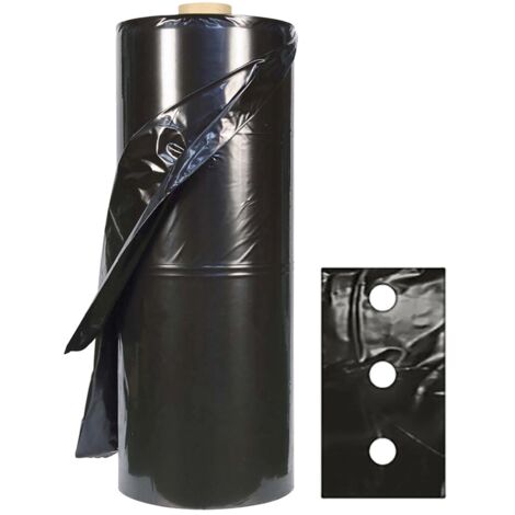 Telo Per Pacciamatura ITALFROM - Polipropilene Nero Quadrettato Antistrappo, 20m X 1,05m - Foto 11