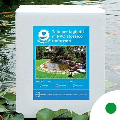 Telo per laghetto rinforzato mt. 5 x 6 VERDE