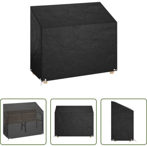Telo per mobili da esterno -  Copri Panca da Giardino 8 Occhielli 160x70x70/88 cm Polietilene