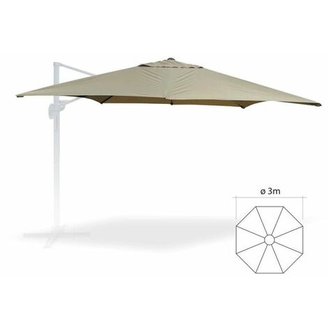3 m/8 bracci copertura di ricambio per ombrellone da giardino e piscina a sbalzo copertura di ricambio per ombrellone in tessuto WUHNGD in poliestere resistente 