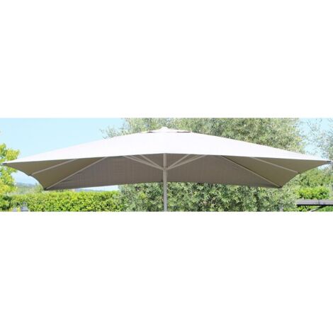 TELO PER OMBRELLONE MERCURIO 3 X 3 MT IN COLORE GRIGIO FUMO