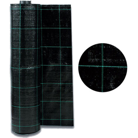 TELO PER PACCIAMATURA H. cm 105 x 100 mt - nero