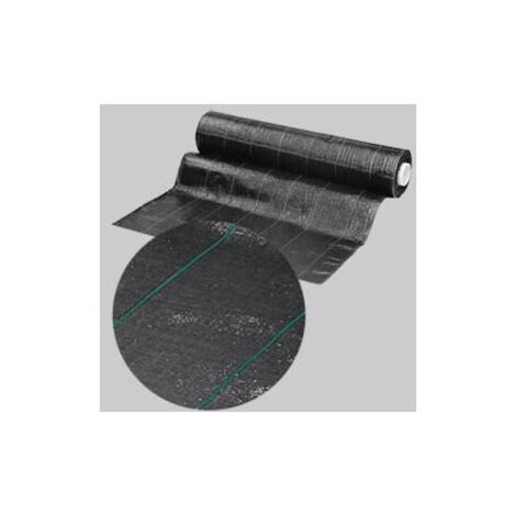 Telo per pacciamatura nero ideal star h 3x100 mt piegata h 1.5 mt conf. da 300 mq