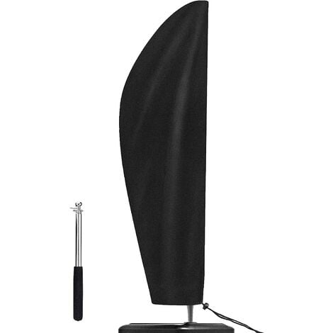 FREOSEN Telo Protettivo per Ombrellone da Giardino 210D Oxford 265 x 50 x 70 x 40 cm con Asta Telescopica Anti-UV Impermeabile