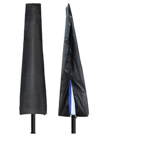 Telo protettivo per ombrellone - Impermeabile 210D, resistente, per giardino - Resistente ai raggi UV, telo dritto con cerniera, protezione per patio per ombrelloni da 183 cm
