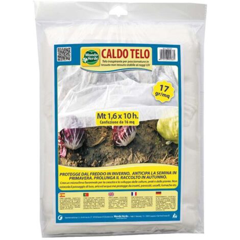 Telo protettivo per piante caldo telo 1.6x10 17 gr-mq