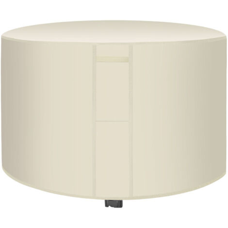 Telo protettivo per tavolo da giardino, telo protettivo per mobili da giardino, telo impermeabile per tavolo da giardino, telo protettivo, 120 x 75 cm, beige