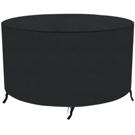 Telo protettivo rotondo e impermeabile per mobili da giardino in rattan, 180 x 90 cm