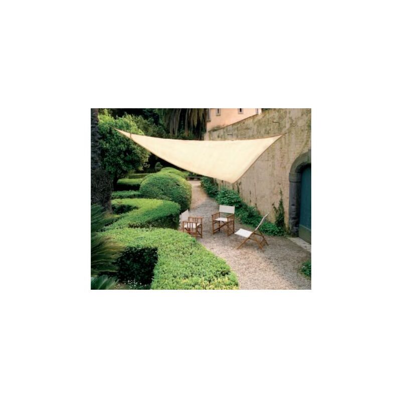 TELO VELA OMBRA OMBREGGIANTE TRIANGOLARE TRIANGOLO MT 3X3X3 COPERTURA VERDE TELO VELA OMBRA OMBREGGIANTE TRIANGOLARE TRIANGOLO MT 3X3X3 COPERTURA VERDE