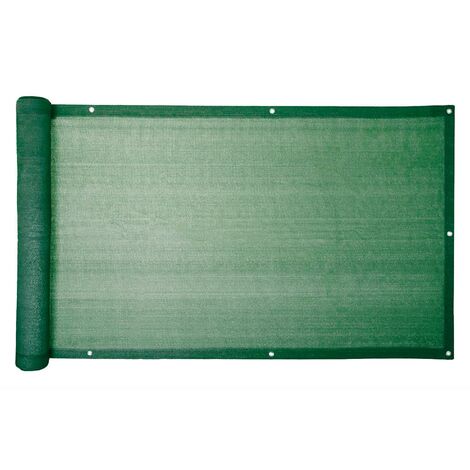 Telo Rete Ombreggiante Privacy per Balconi Verde Frangivista 160 gr/mq 90x600 cm