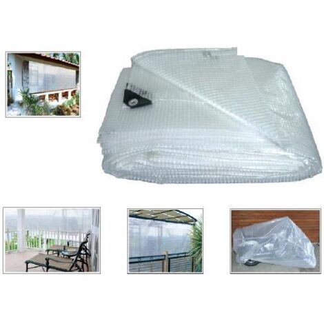 TELO RETINATO MULTIUSO IN PVC CON OCCHIELLI MT. 3X3