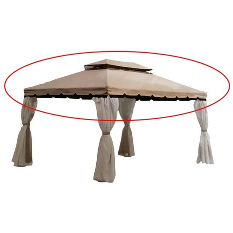 Telo Di Ricambio Bianco Gazebo Pergola 3x4 200 Gr