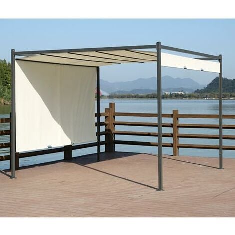 TOP DI COPERTURA TELO RICAMBIO PER GAZEBO 3x3 AIR VENT CUCITO IMPERMEABILE  480GR