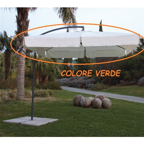 Telo Ricambio Verde Per Ombrellone "Almeria" Papillon 180Gr/Mq