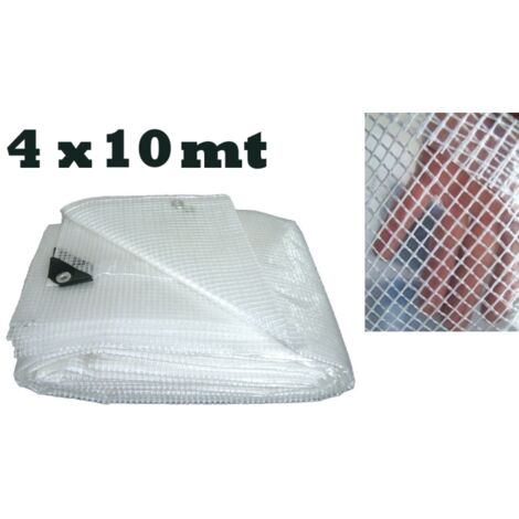 Telone Retinato Trasparente 4x5m - Grammatura 160g/m², Impermeabile, UV Resistente - Foto 7