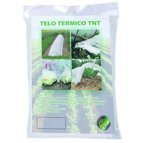Telo Tessuto TNT in confezione - bianco - 17 gr/mq - Specifiche: cm 200h - 6 pz - rotoli da 10 mt