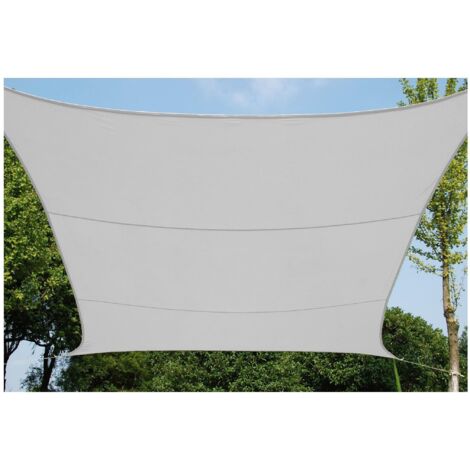 Telo Vela Ombreggiante per giardino in HDPE 290x290 cm Bianco - Modello vela
