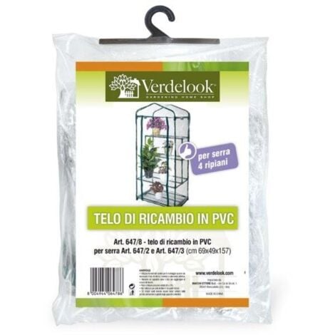 Telo Verdelook ricambio serra 4 ripiani