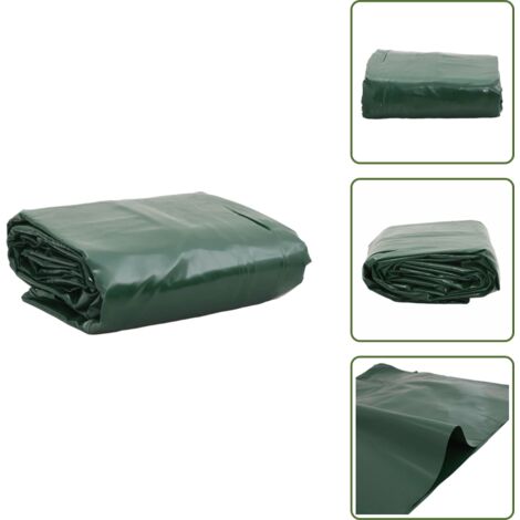 Telone antiraggi UV - vidaXL Telone Verde 3x4 m 650 g/m² - Telone per auto