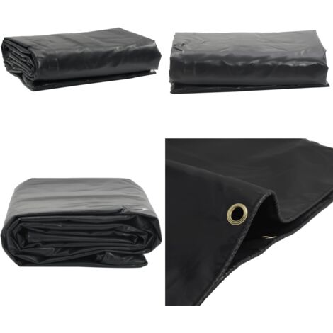 Telone Antracite 1x2,5 m 650 g/m² - Telone da giardino - Telone per mobili