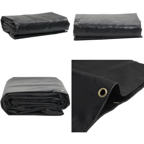 Telone Antracite 4x7 m 650 g/m² - Copertura per mobili da giardino - Copertura per auto