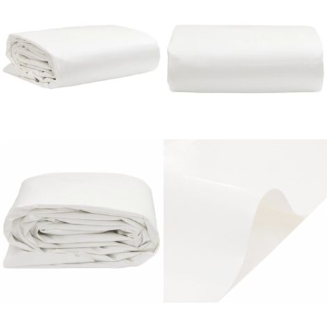 Telone Bianco 1,5x2,5 m 650 g/m² - Telone in PVC - Copertura per mobili