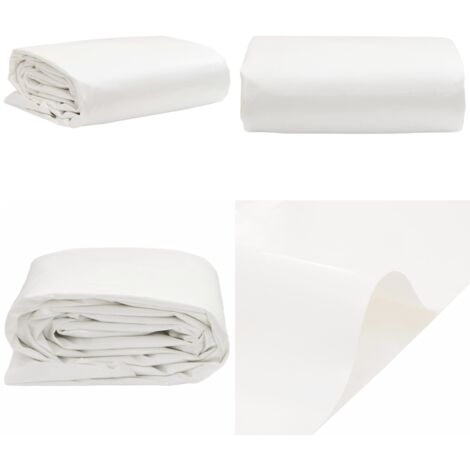 Telone Bianco 2,5x4,5 m 650 g/m² - Copertura per mobili - Protezione da pioggia
