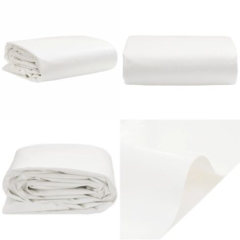 Telone Bianco 3,5x5 m 650 g/m² - Copertura per mobili - Telone in PVC
