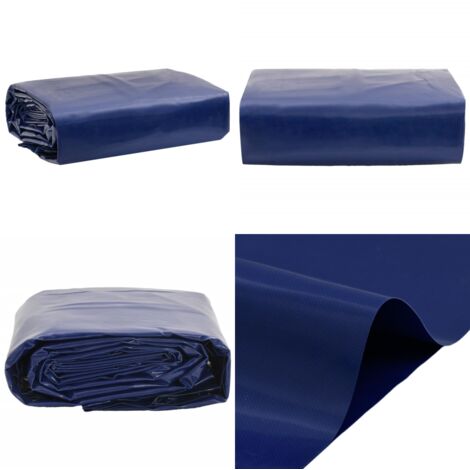 Telone Blu 4x8 m 650 g/m² - Copertura per mobili - Protezione da pioggia