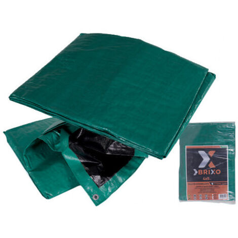 Telone Brixo PE occhioni nero-verde MT 8×10 – resistente esterno
