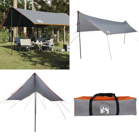 Telone da Campeggio Arancione 460x305x210 cm Impermeabile - Telone impermeabile - Telone da trekking