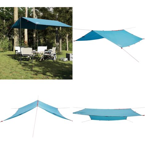 Telone da Campeggio Blu 300x294 cm Impermeabile - Impermeabile - Trekking