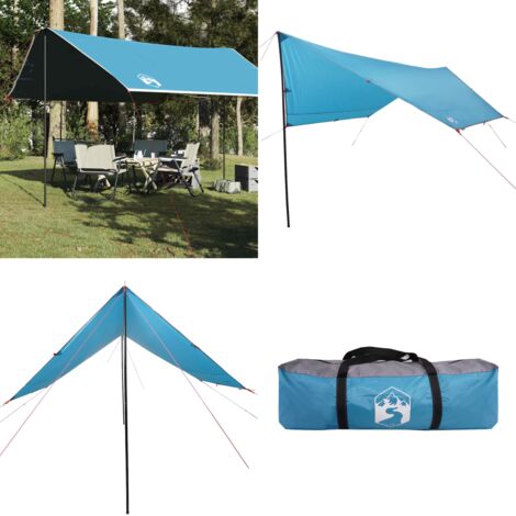 Telone da Campeggio Blu 430x380x210 cm Impermeabile - Telone impermeabile - Telone da trekking