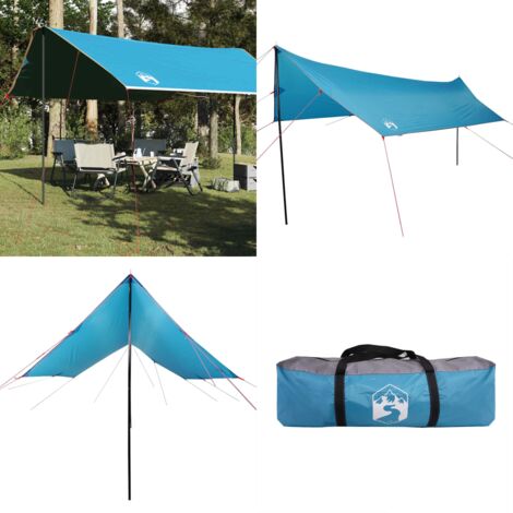 Telone da Campeggio Blu 460x305x210 cm Impermeabile - Impermeabile - Trekking