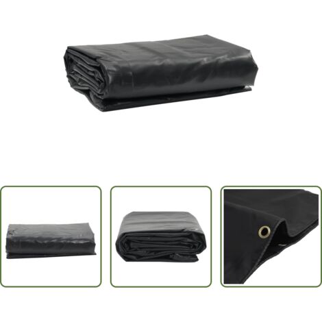 Telone da giardino -  Telone Antracite 1x2,5 m 650 g/m²