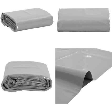 Telone Grigio 3x3 m 650 g/m² - Copertura per mobili da giardino - Protezione da pioggia
