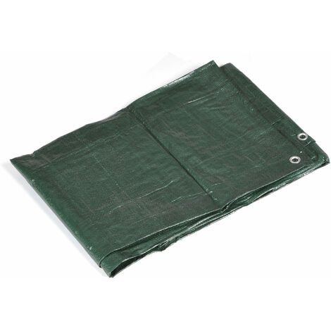 Telone Impermeabile con Occhielli 2x3m in Polietilene Verde