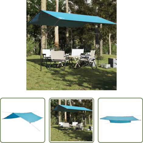 Telone impermeabile -  Telone da Campeggio Blu 400x294 cm Impermeabile