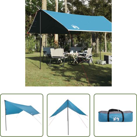 Telone impermeabile -  Telone da Campeggio Blu 430x380x210 cm Impermeabile