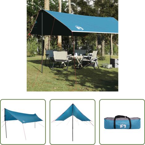 Telone impermeabile -  Telone da Campeggio Blu 460x305x210 cm Impermeabile