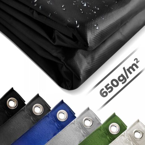 ECD Germany Telone In Tessuto Con Occhielli 1,5x6m 9m² 180g / M² Blu In - Foto 12