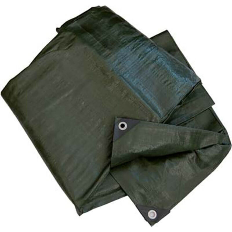 Hand Telo Telone Occhiellato Pe Pesante Verde Gr mq 180 Mt 5x5 1 Pz