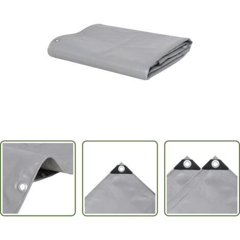 Telone per auto -  Telone 650 g/m² 1,5x10 m Grigio