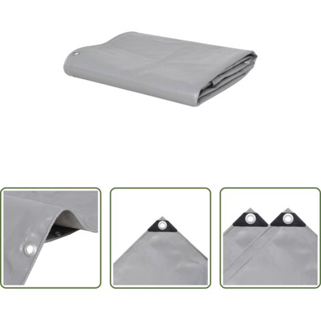 Telone per auto -  Telone 650 g/m² 1,5x20 m Grigio