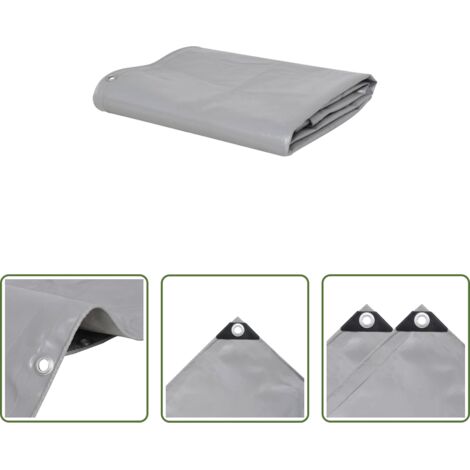 Telone per auto -  Telone 650 g/m² 1,5x6 m Grigio