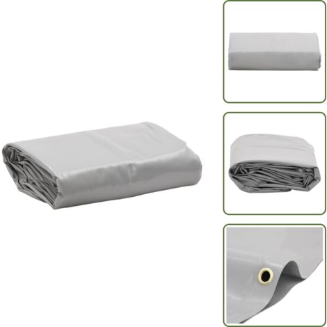 Telone per rimorchi - vidaXL Telone Grigio 5x8 m 650 g/m² - Telone per camion