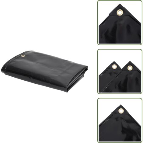Telone per rimorchio - vidaXL Telone 650 g/m² 3,5x5 m Nero - Telone in PVC